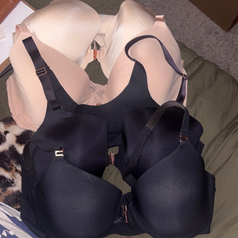 Everyday T-Shirt Bra - Black & Nude